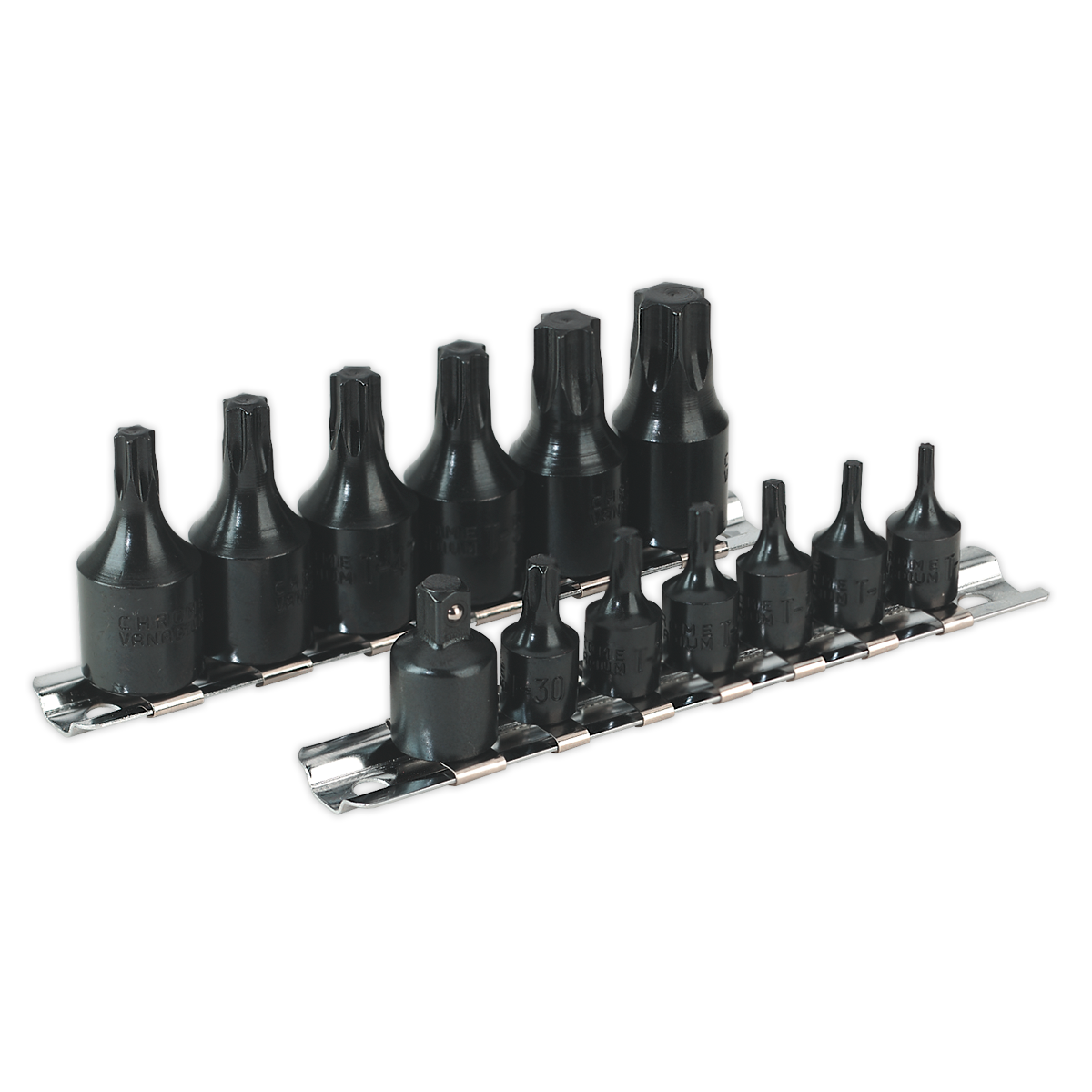 SEALEY - AK5584 TRX-Star* Socket Bit Set 13pc 1/4" & 3/8"Sq Drive
