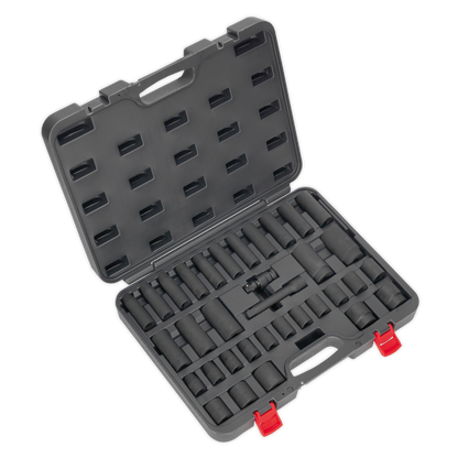 SEALEY - AK5634M Impact Socket Set 34pc 1/2"Sq Drive Metric