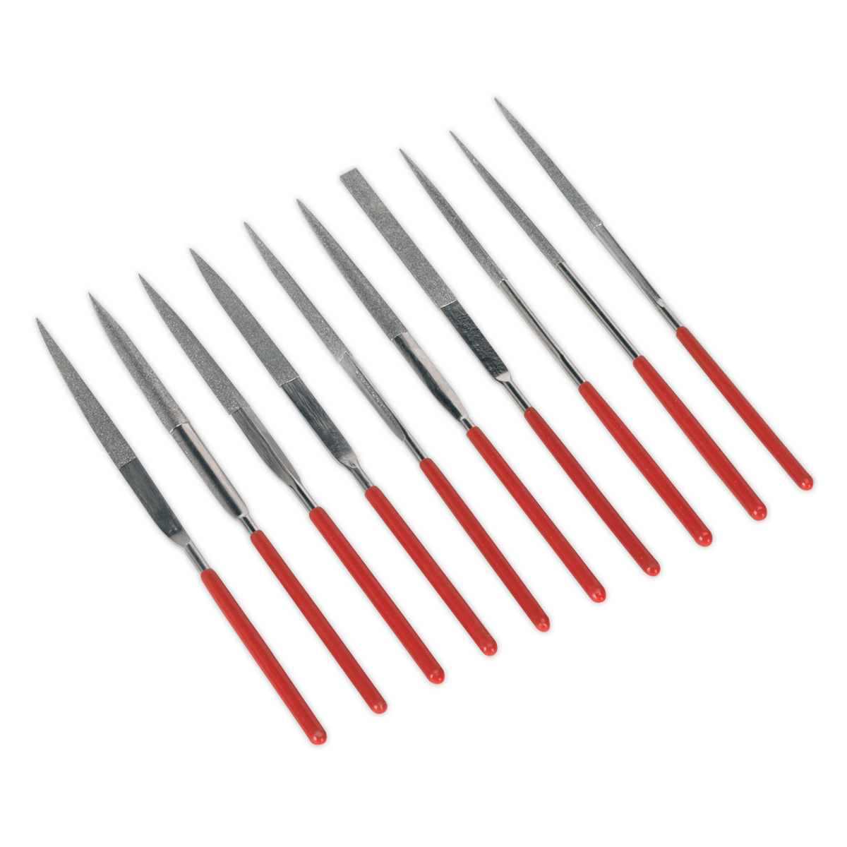 SEALEY - AK577 Diamond Needle File Set 10pc