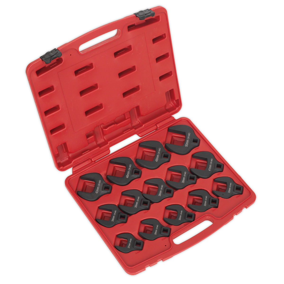 SEALEY - AK59831 Crow's Foot Spanner Set 14pc 1/2"Sq Drive Metric