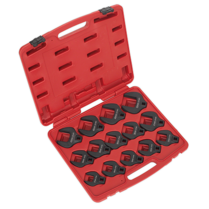 SEALEY - AK59831 Crow's Foot Spanner Set 14pc 1/2"Sq Drive Metric