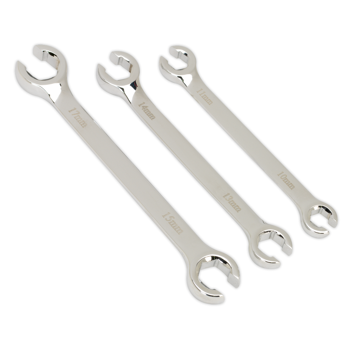 SEALEY - AK600 Flare Nut Spanner Set 3pc Metric