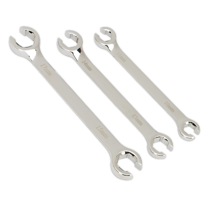 SEALEY - AK600 Flare Nut Spanner Set 3pc Metric