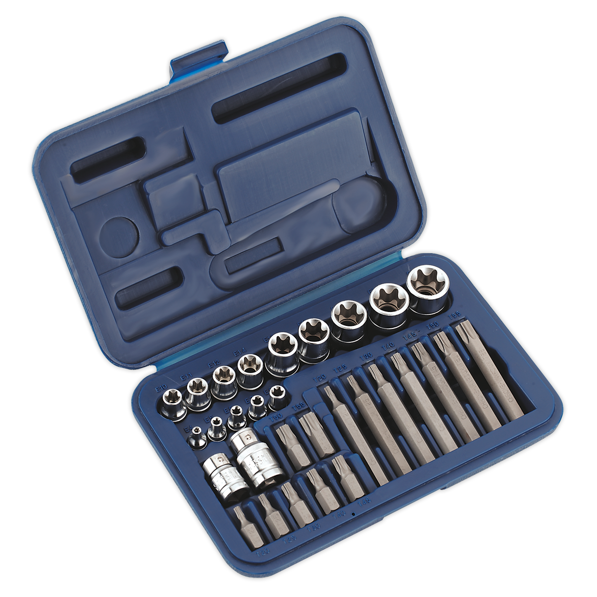 SEALEY - AK619 TRX-Star* Socket & Bit Set 30pc 1/4", 3/8" & 1/2"Sq Drive