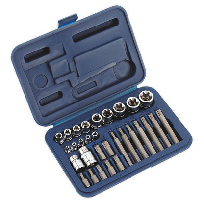 SEALEY - AK619 TRX-Star* Socket & Bit Set 30pc 1/4", 3/8" & 1/2"Sq Drive