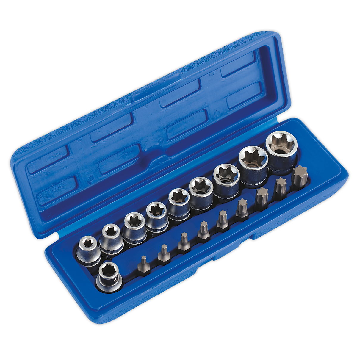 SEALEY - AK6191 TRX-Star* Socket & Bit Set 19pc 3/8"Sq Drive