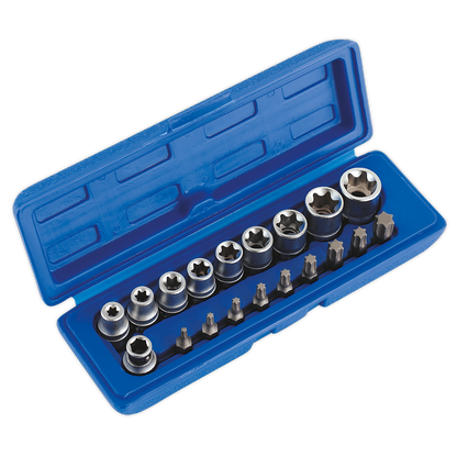 SEALEY - AK6191 TRX-Star* Socket & Bit Set 19pc 3/8"Sq Drive