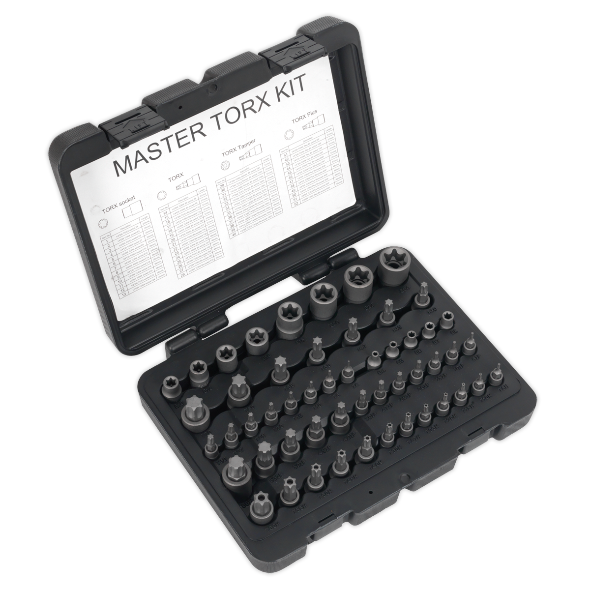SEALEY - AK6199 TRX-Star* Master Socket Set 52pc 1/4", 3/8" & 1/2"Sq Drive