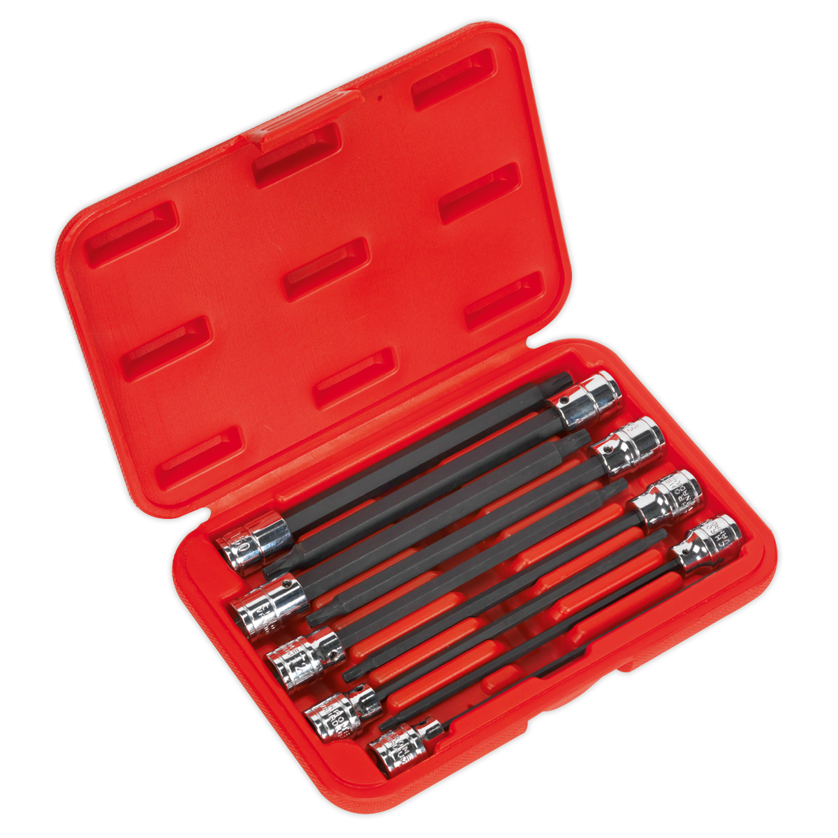 SEALEY - AK62261 TRX-Star* Socket Bit Set 9pc 3/8"Sq Drive 150mm