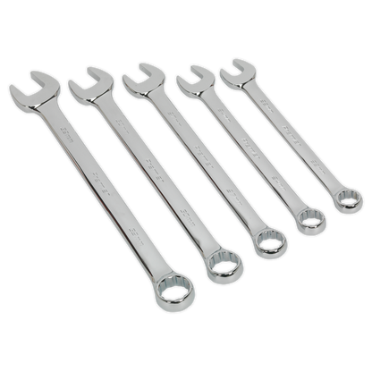 SEALEY - AK6329 Combination Spanner Set 5pc Jumbo Metric