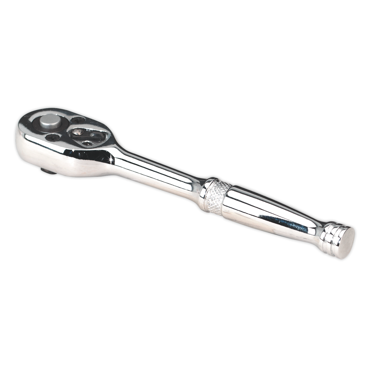 SEALEY - AK660 Ratchet Wrench 1/4"Sq Drive Pear-Head Flip Reverse