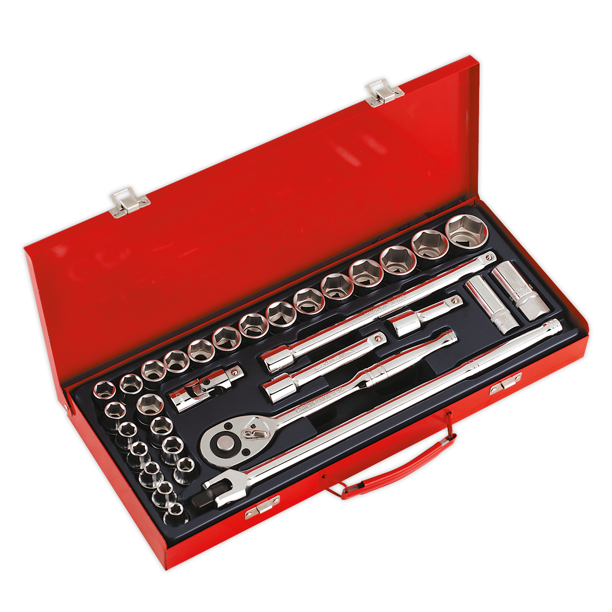 SEALEY - AK693 Socket Set 32pc 1/2"Sq Drive 6pt WallDrive� - Metric/Imperial