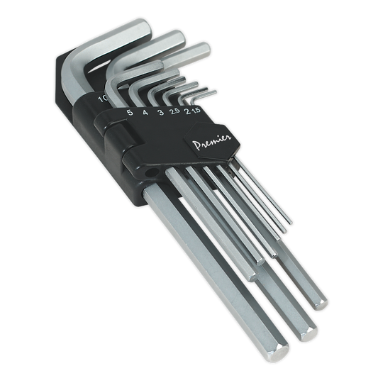 SEALEY - AK7136 Hex Key Set 9pc Long Metric