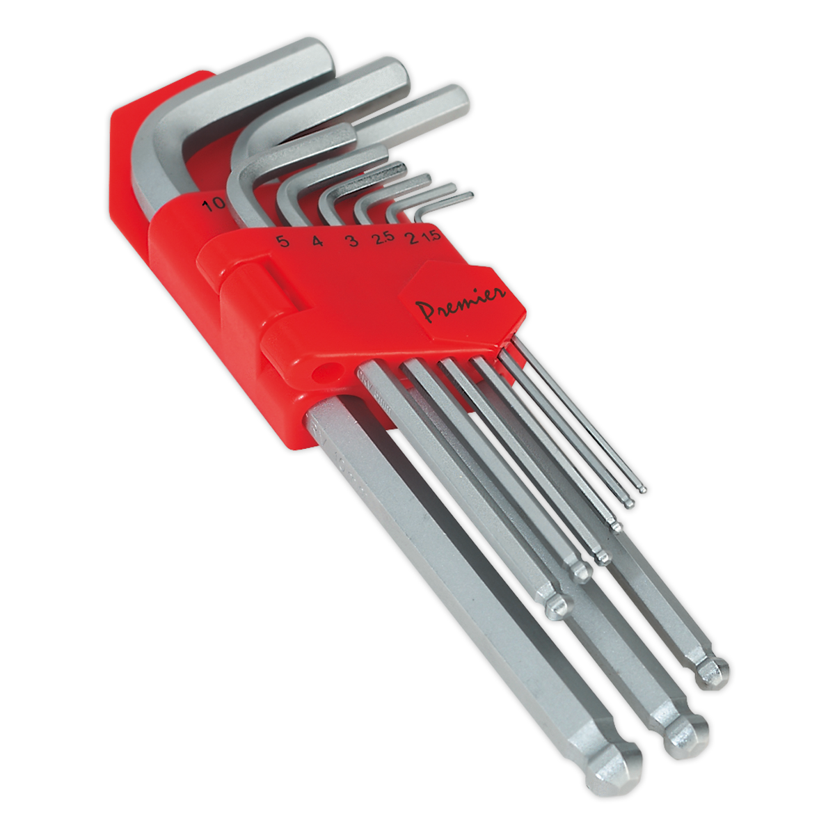 SEALEY - AK7139 Ball-End Hex Key Set 9pc Long Metric