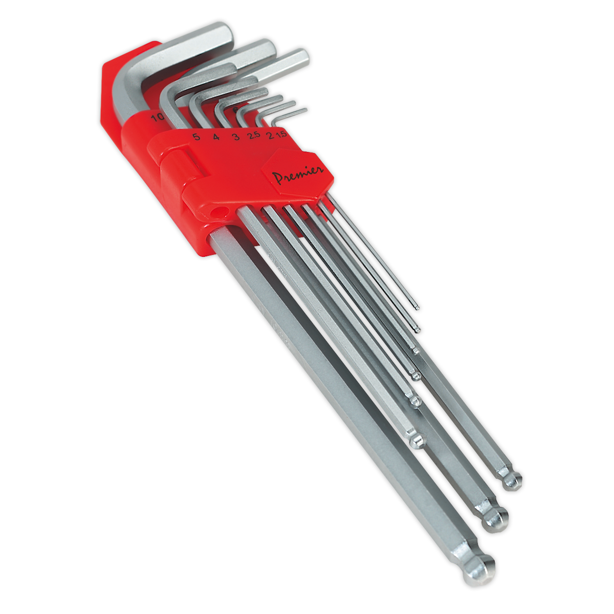 SEALEY - AK7140 Ball-End Hex Key Set 9pc Extra-Long Metric