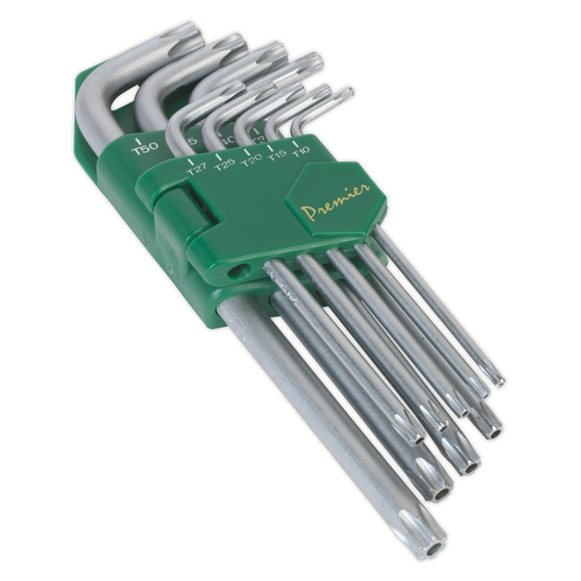 SEALEY - AK7162 Security TRX-Star* Key Set 9pc Long