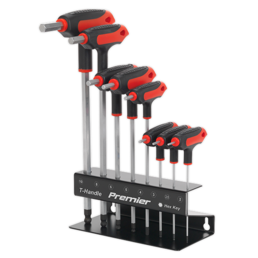 SEALEY - AK7195 Ball-End Hex Key Set 8pc T-Handle Metric