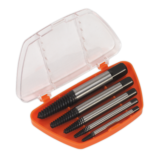 SEALEY - AK722 Screw Extractor Set 5pc Helix Type