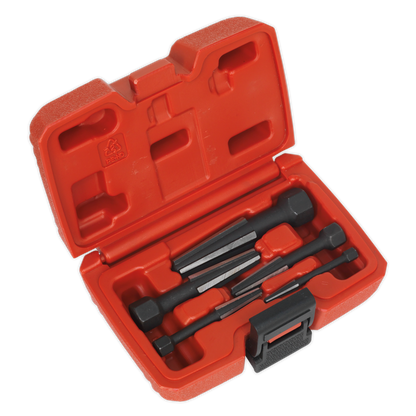 SEALEY - AK752 Screw Extractor Set 5pc Double Edge