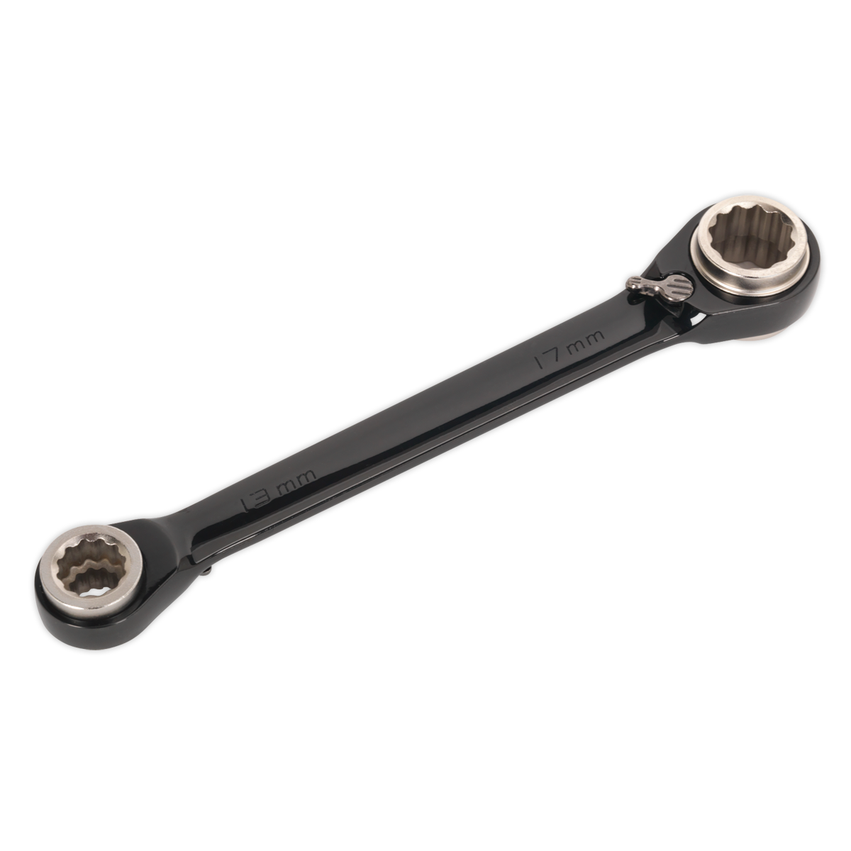 SEALEY - AK7979 Ratchet Ring Spanner 4-in-1 Reversible Metric
