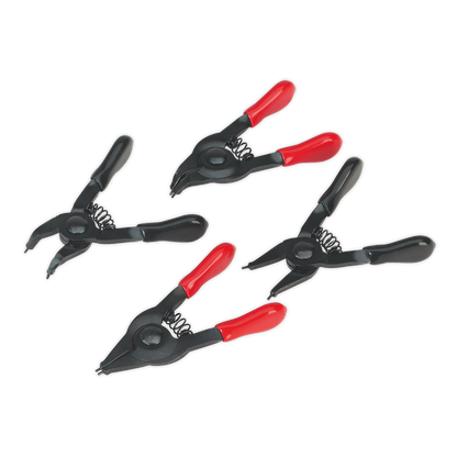 SEALEY - AK8449 Mini Circlip Pliers Set 4pc