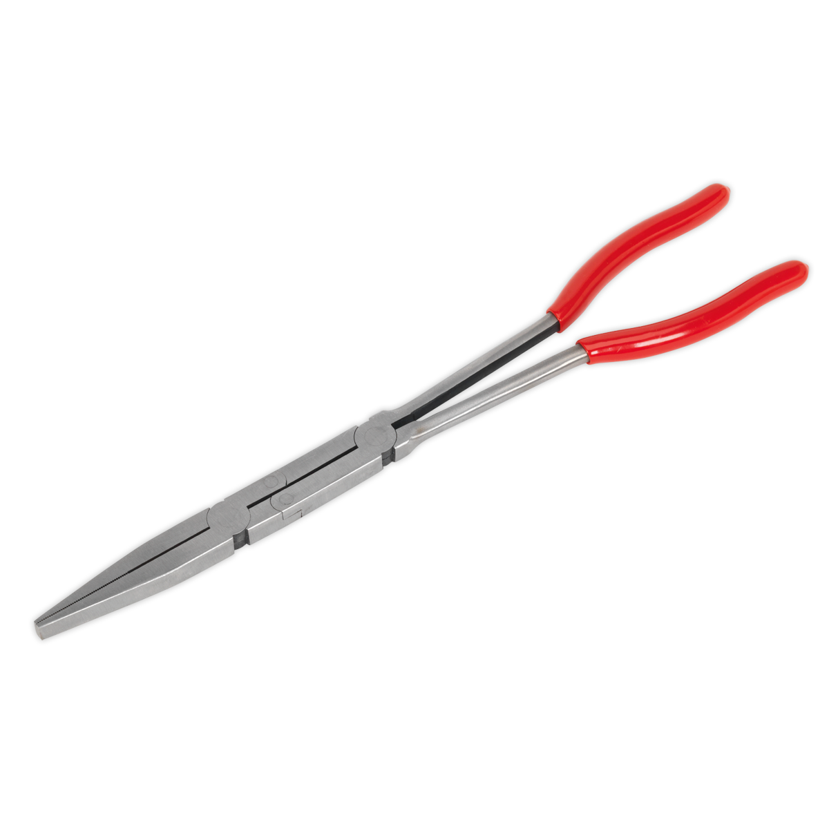 SEALEY - AK8590 Flat Nose Pliers Double Joint Long Reach 335mm