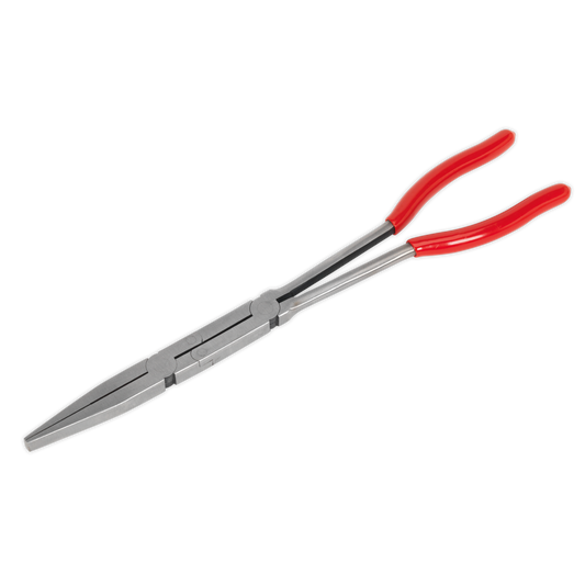 SEALEY - AK8590 Flat Nose Pliers Double Joint Long Reach 335mm