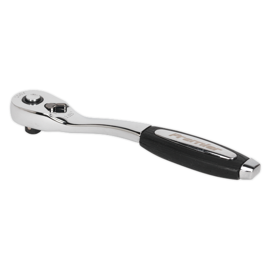 SEALEY - AK8973 Ratchet Wrench 1/4"Sq Drive Offset Pear-Head with Flip Reverse