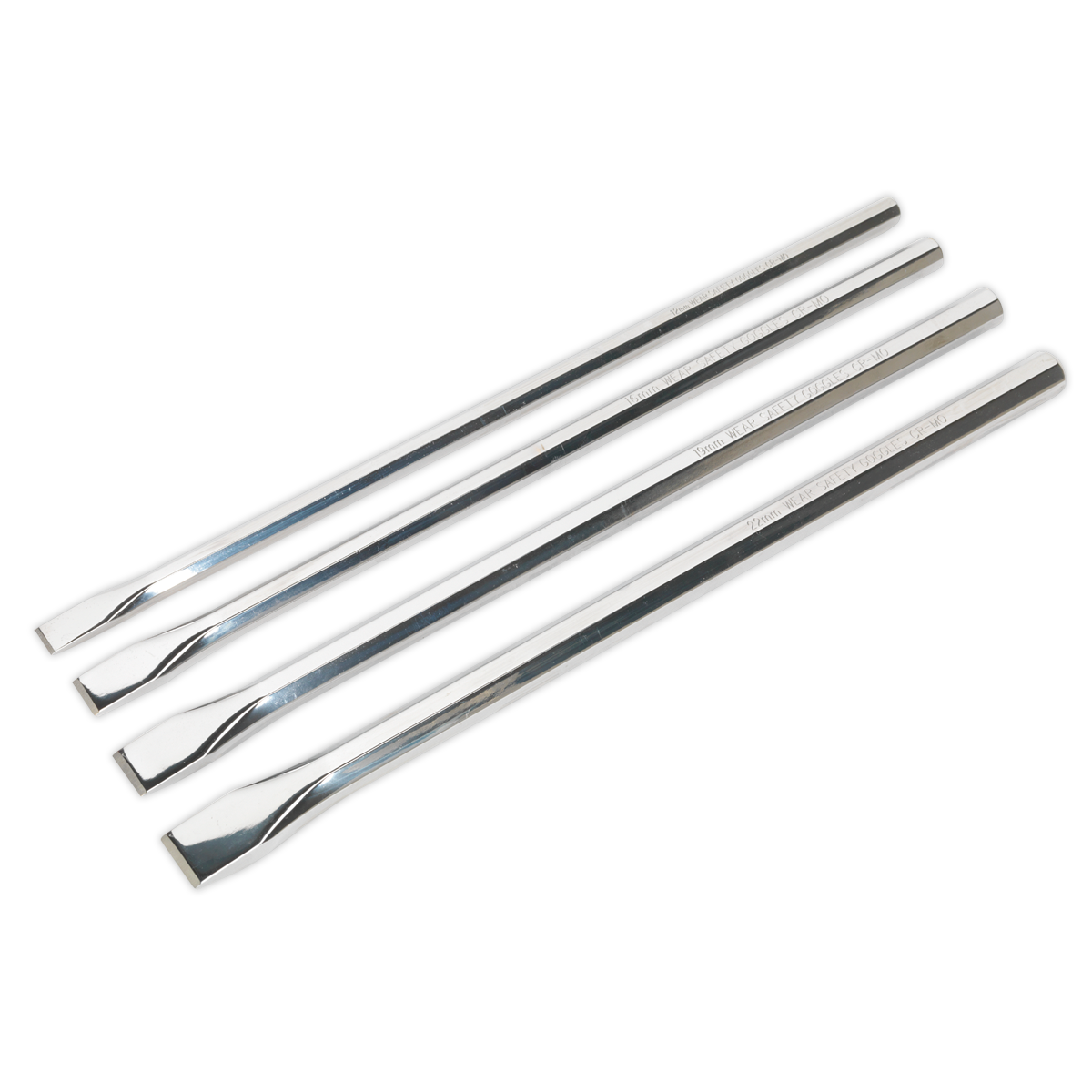 SEALEY - AK9148 Chisel Set 4pc Extra-Long