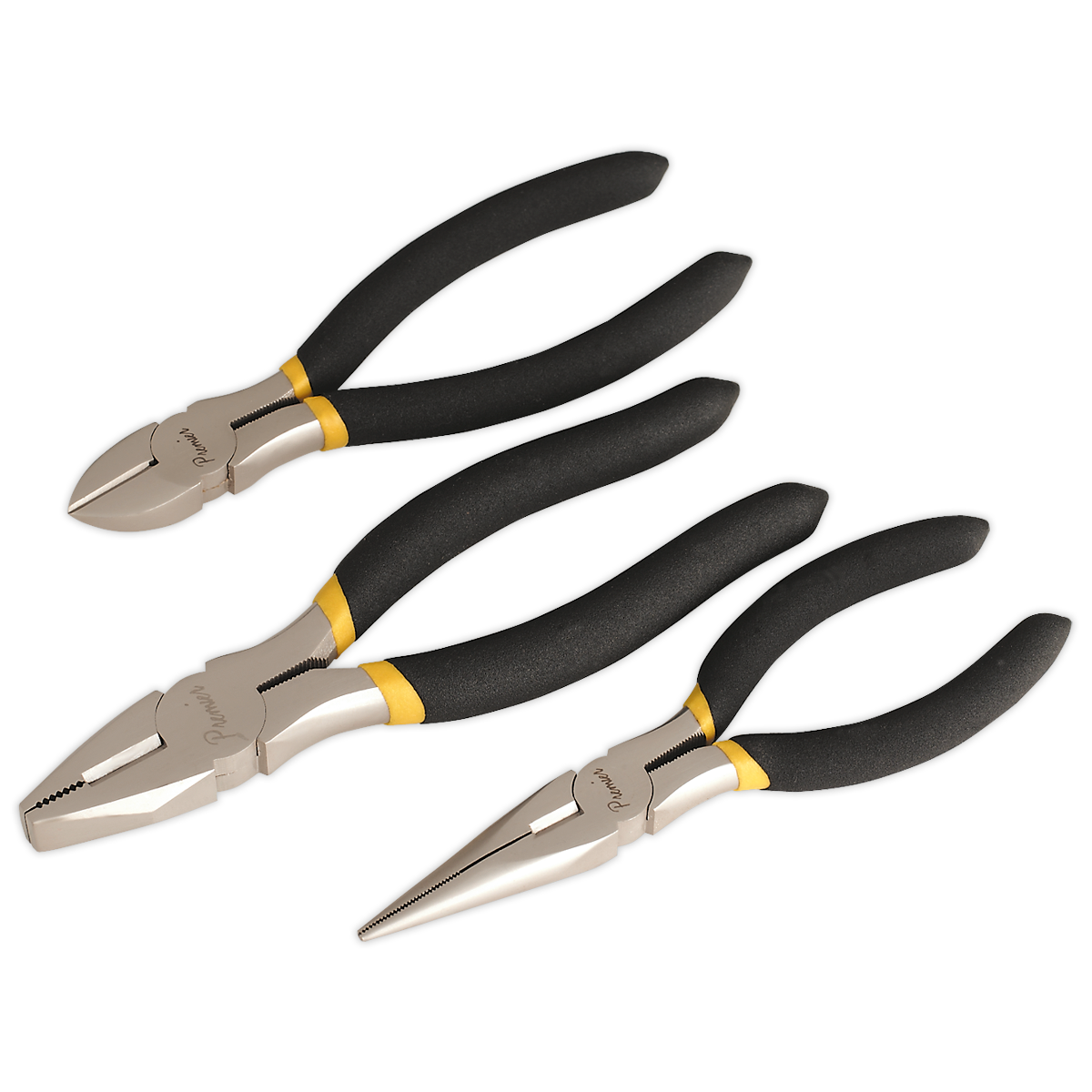 SEALEY - AK9333 Pliers Set 3pc Ni-Fe Finish