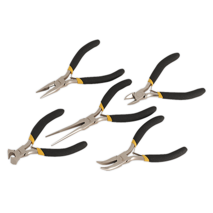 SEALEY - AK937 Mini Pliers Set 5pc Ni-Fe Finish