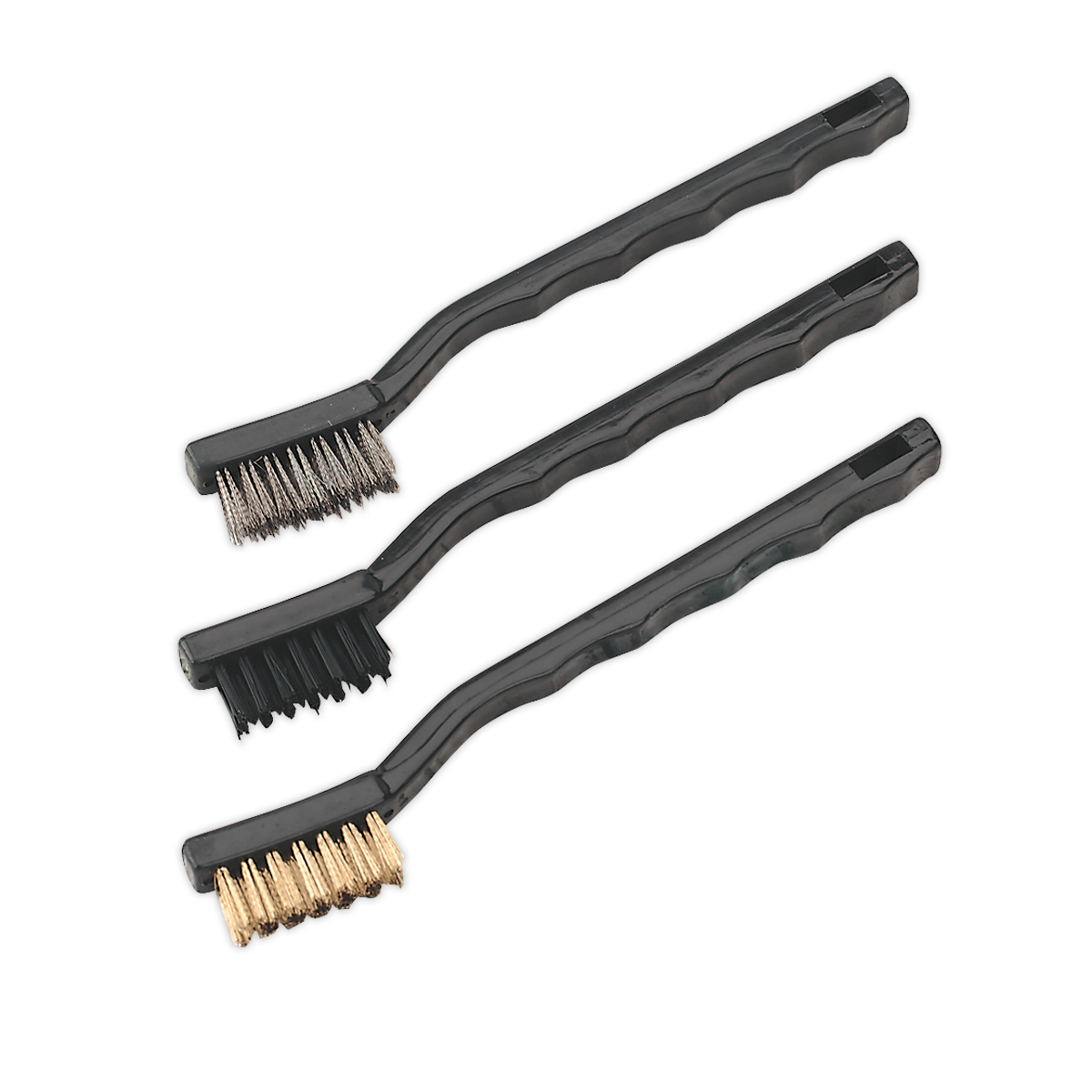 SEALEY - AK9791 Miniature Brush Set 3pc