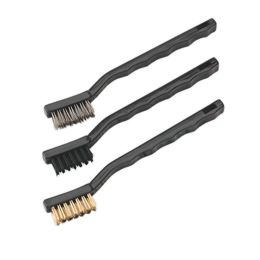 SEALEY - AK9791 Miniature Brush Set 3pc