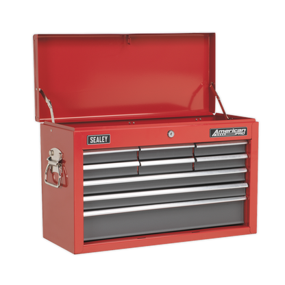 SEALEY - AP22509BB Topchest 9 Drawer with Ball-Bearing Slides - Red/Grey