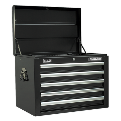 SEALEY - AP26059TB Topchest 5 Drawer with Ball Bearing Slides - Black