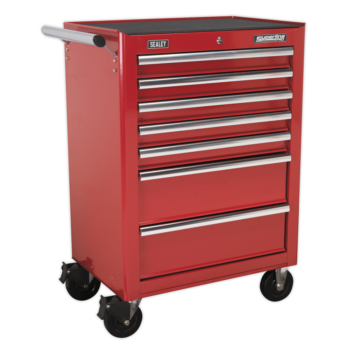 SEALEY - AP26479T Rollcab 7 Drawer with Ball Bearing Slides - Red