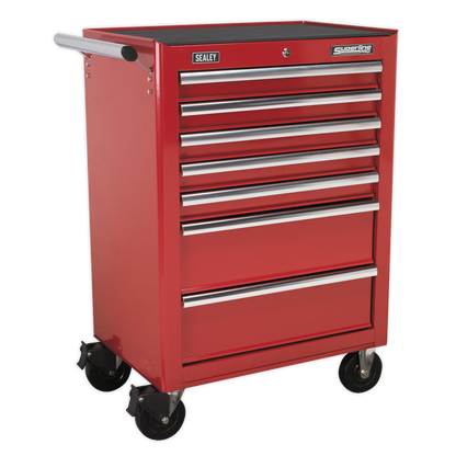 SEALEY - AP26479T Rollcab 7 Drawer with Ball Bearing Slides - Red
