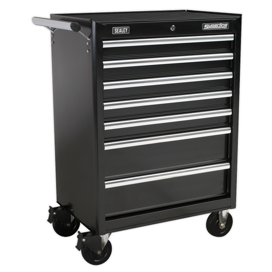 SEALEY - AP33479B Rollcab 7 Drawer with Ball Bearing Slides - Black