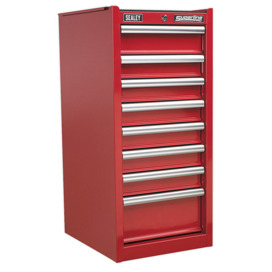 SEALEY - AP33589 Hang-On Chest 8 Drawer with Ball Bearing Slides - Red