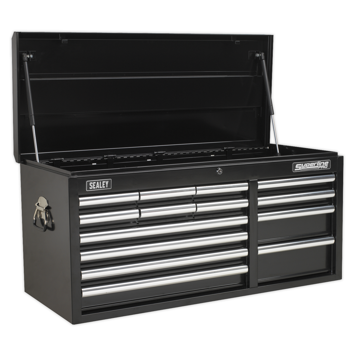 SEALEY - AP41149B Topchest 14 Drawer with Ball Bearing Slides Heavy-Duty - Black