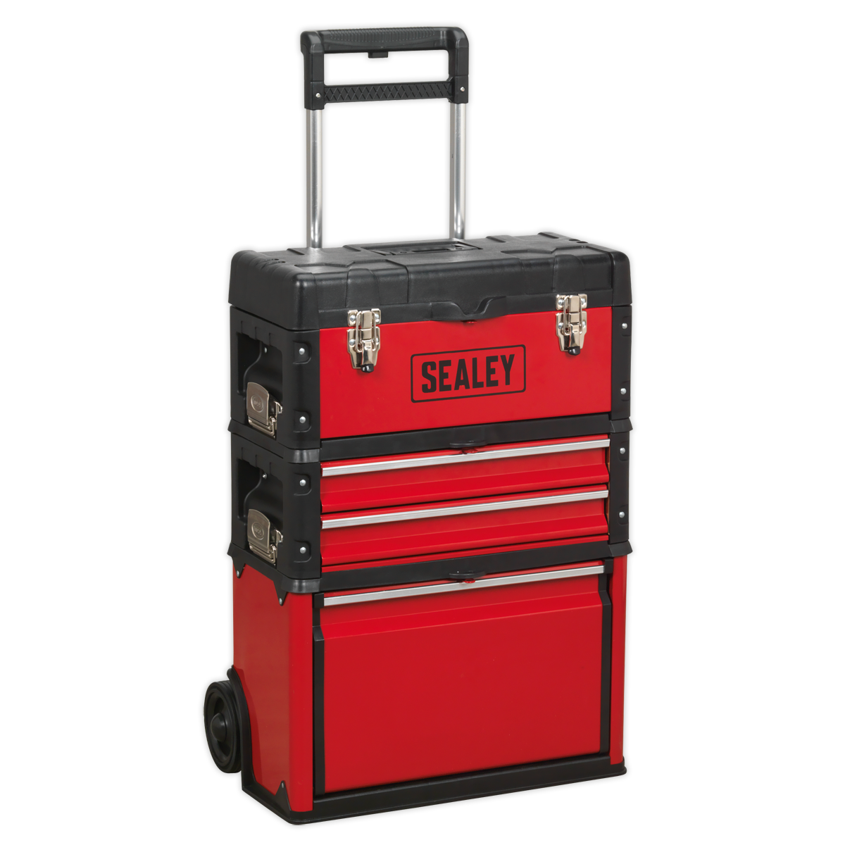 SEALEY - AP548 Mobile Steel/Composite Toolbox - 3 Compartment