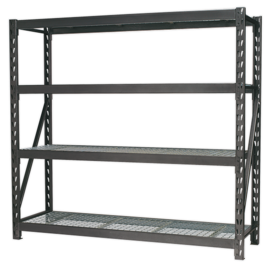 SEALEY - AP6572 Heavy-Duty Racking Unit with 4 Mesh Shelves 640kg Capacity Per Level 1956mm