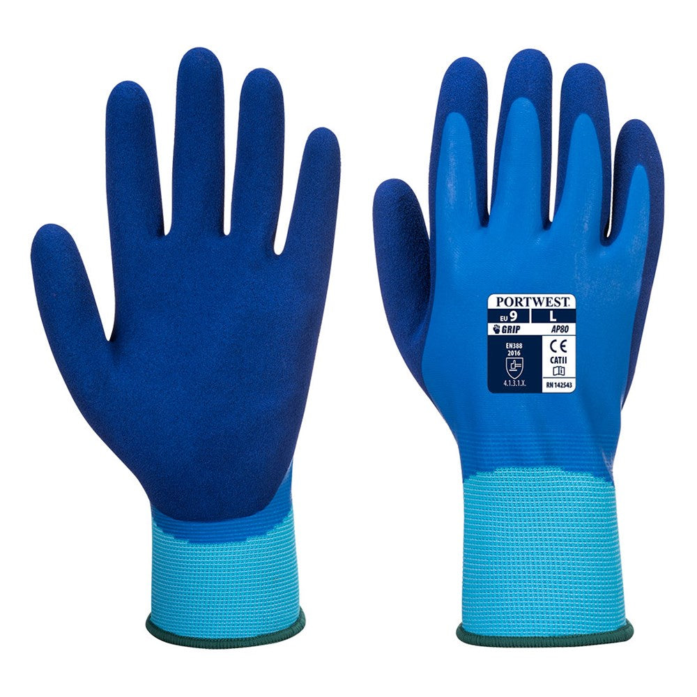 Portwest AP80B4RXL -  sz XL Liquid Pro Glove - Blue