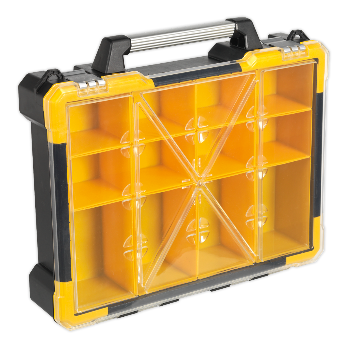SEALEY - APAS12R Parts Storage Case with 12 Removable Compartments