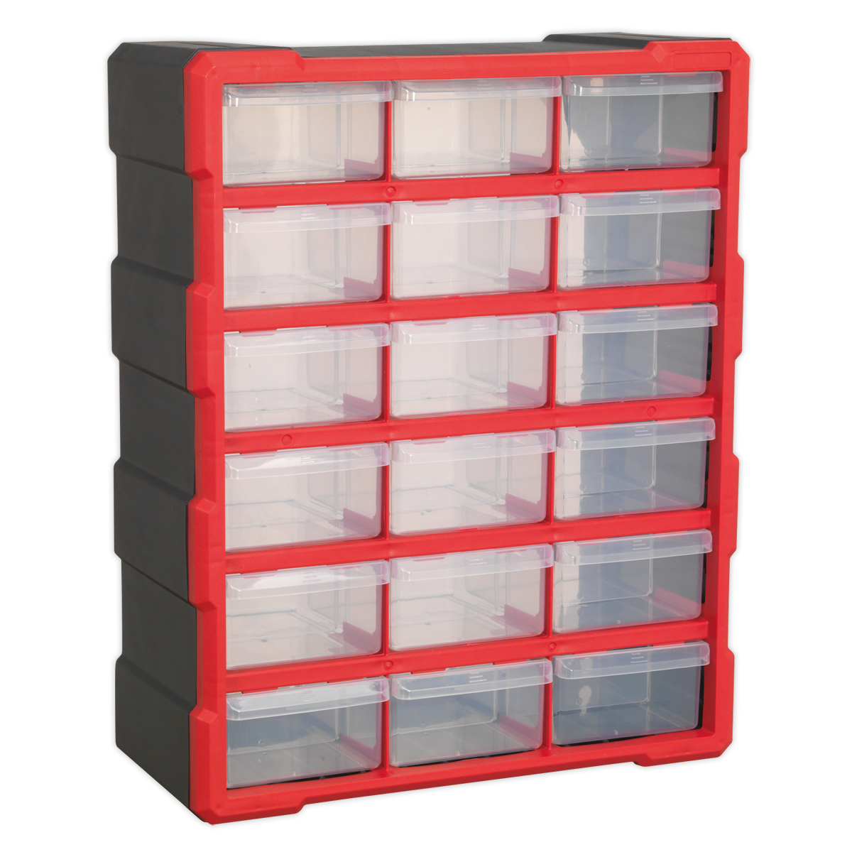 SEALEY - APDC18R Cabinet Box 18 Drawer - Red/Black