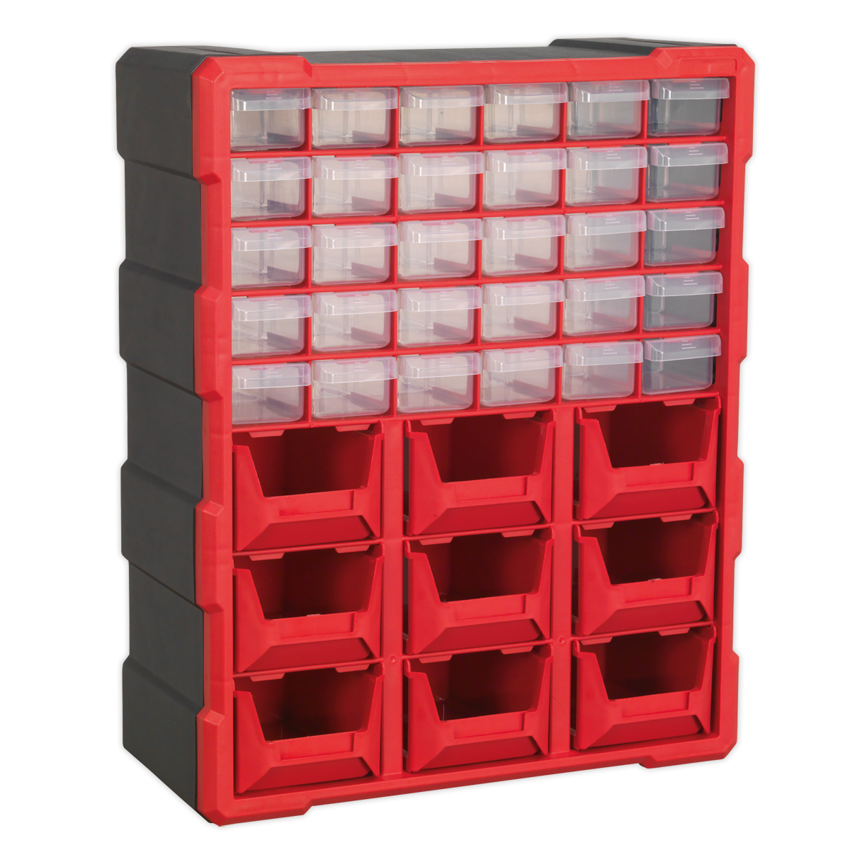 SEALEY - APDC39R Cabinet Box 39 Drawer - Red/Black