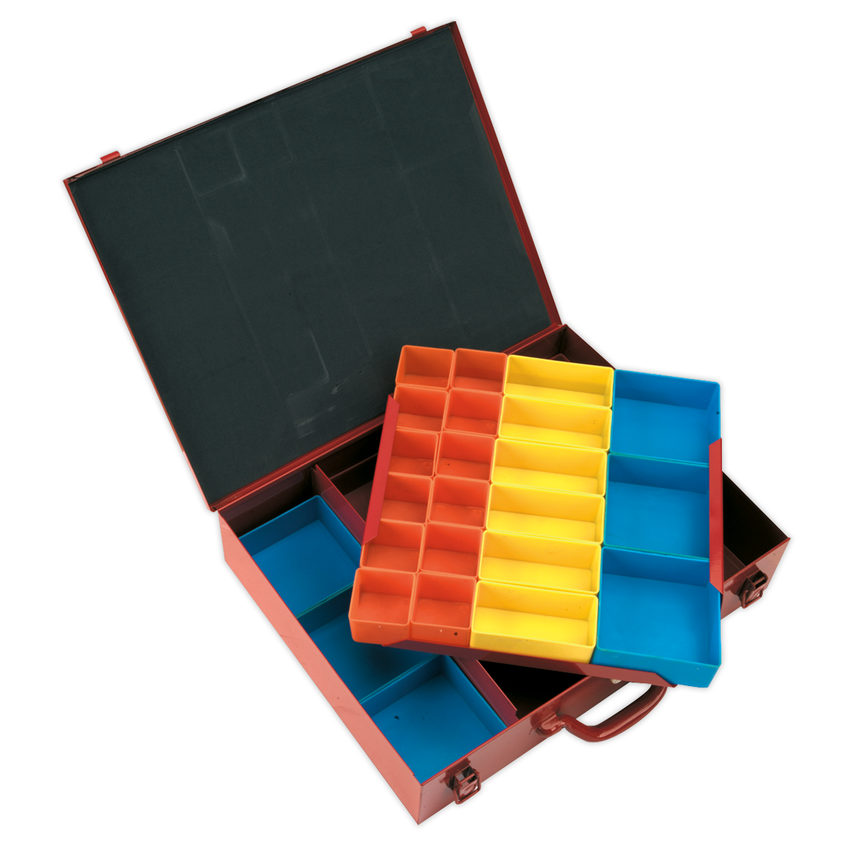 SEALEY - APMC27 Metal Case 2-Layer with 27 Storage Bins