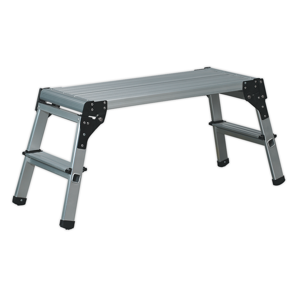 SEALEY - APS2 Aluminium Folding Platform 2-Tread EN 14183