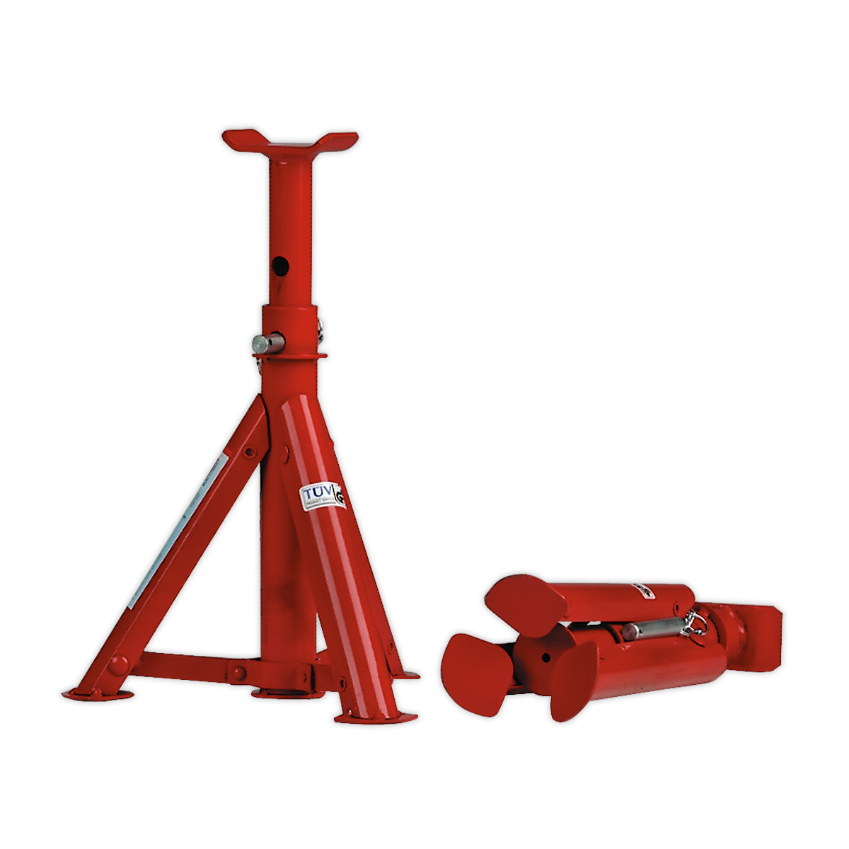 SEALEY - AS2000F Axle Stands (Pair) 2tonne Capacity per Stand - Folding Type