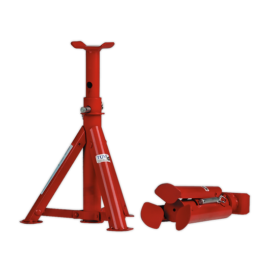SEALEY - AS2000F Axle Stands (Pair) 2tonne Capacity per Stand - Folding Type
